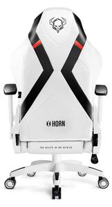 Scaun gaming Diablo X-Horn 2.0 King Size: alb-negru Diablochairs