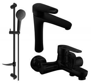 Mexen Kama DF05 set pentru cadă, negru - 72513DF05-70