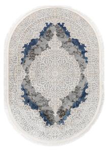 Covor din fibre acrilice, Colectie violet ,stil modern, model 2614B, culoare Multicolor 200 x 290 cm, oval