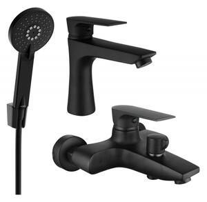 Mexen Axel R40 set pentru cadă, negru - 73803R40-70