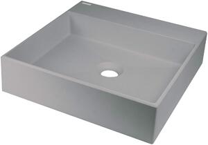Deante Correo, chiuveta blat granit 400x400x100 mm, gri metalic, DEA-CQR_SU4S