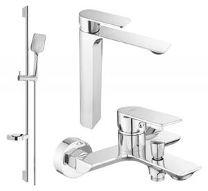 Mexen Alexa DQ62 set pentru cadă, crom - 71213DS62-00