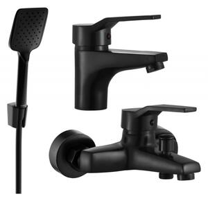 Mexen Caro R62 set cadă, negru - 746603R62-70