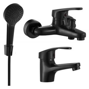 Mexen Erica R05 set pentru cadă, negru - 746403R05-70