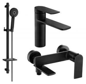Mexen Zero DQ40 set cadă, negru - 71103DQ40-70