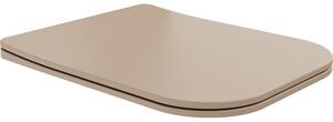 Mexen Teo scaun cu închidere lentă slim, duroplast, cappuccino mat - 39840064