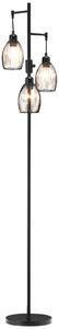 HOMCOM Lampadar Industrial cu 3 Abajururi și Intensitate Regulabilă, 30x30x170.5 cm, Negru | Aosom Romania