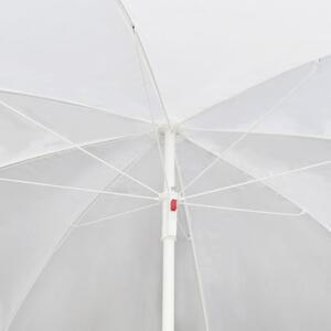 Pat de gradina cu umbrela de soare, maro, poliratan - V40734V