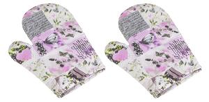 Mănușă de bucătărie Bellatex Patchwork gri, 28 x 18 cm, 2 buc