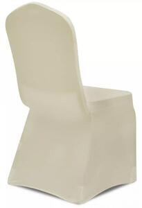 Set huse elastice pentru scaune 50 buc. Crem - V130340V
