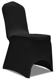 Set huse elastice pentru scaune 50 buc. Negru - V130338V