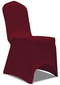 Huse elastice pentru scaun, 30 buc., visiniu - V3051646V