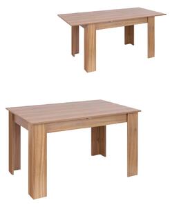 Masă de dining extensibilă Palermo, nuc (120-160x80 cm)