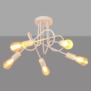 Lustră aplicată pentru copii OXFORD 5xE27/15W/230V alb