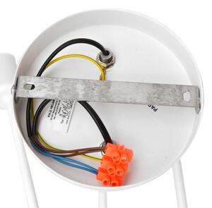 Lustr pentru copii OXFORD 2xE27/15W/230V alb montat pe tavan