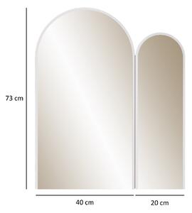 Oglinda perete 552NOS1233, alb, 60x73 cm
