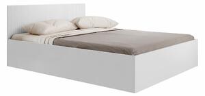 Pat Comfivo Larmire 115Dublu, Alb, 160x200, PAL laminat, MDF, Somiera pat, 166x209x80cm