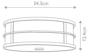 Plafonieră FUSION 3xE27/60W/230V Feiss