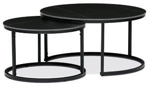 Set 2 măsuțe de cafea Azufre (negru). 1121141