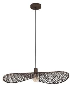 Eglo 44167 - Lustră SWABY suspendată pe cablu, 1xE27/60W/230V, diametru 80 cm, bronz