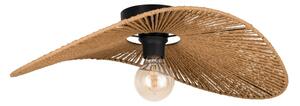 Eglo 31961 - Plafonieră SIRUELA 1xE27/42W/230V maro/negru
