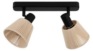 Eglo 44139 - Spot SEAGARD 2xE14/40W/230V, bej/negru