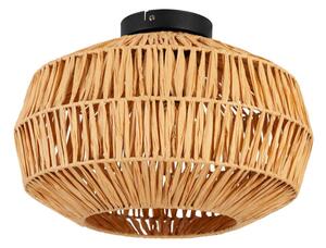 Eglo 44142 - Plafonieră SHELDON 1xE27/40W/230V, maro