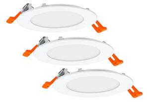 Osram - Set 3x spot LED încastrat, 8W, 230V, 3000K, alb