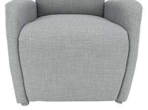 Fotoliu reglabil, material textil gri, FOREST