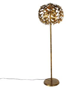 Lampă de podea vintage auriu antic 45 cm 4 lumini - Linden