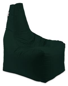 Fotoliu puf, Sunlounger EVO XL, umplutura de burete Memory Mix, material impermeabil, Verde inchis