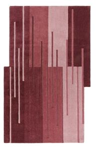 Covor burgundy țesut manual din lână 150x240 cm Split Ombre Shaped – Flair Rugs