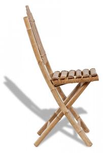 Set 2 scaune pliabile din lemn de bambbus - V41498V