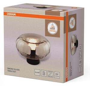 Osram - Lampă de masă DECOR SMOKE 1xE27/12W/230V negru/gri fumuriu