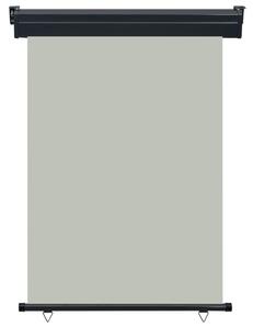 Copertină laterală de balcon, gri, 120 x 250 cm
