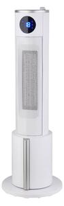 Aeroterma tip turn Zilan ZLN5640 Alba, putere 2200W, ecran LED, 3 trepte de viteza