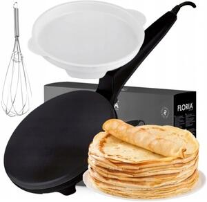 Aparat pentru facut clatite Floria ZLN7910 Negru, 700W, cu diamentru de 20 cm