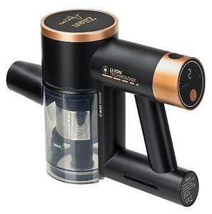Aspirator vertical Zilan ZLN3099 Aurum, Putere 220W, Capacitate 350ml, Baterie 2500mAh, 6 trepte de viteza, Tub pliabil