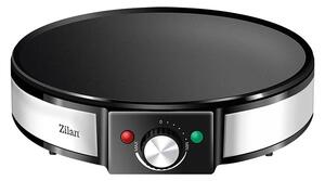 Aparat pentru preparat clatite Zilan ZLN2922 Negru Inox, 1200W, Diametru plita 30cm, Temperatura ajustabila
