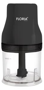 Tocator legume-fructe chopper FLORIA ZLN3035, putere 200W, capacitate vas 500 ml, cutit inox, negru