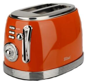 Prajitor RETRO Zilan ZLN7040 Rosu, 6 trepte de prajire, indicator luminos pentru semnalizare