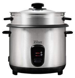 Aparat de gatit Zilan ZLN9570 2 in 1 pentru gatit orez si alimente la abur, capacitate 1.5L, 500W, sistem anti-alunecare