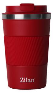 Cana de cafea Zilan ZLN9880 termos, capacitate 380ml, interior din inox, pereti dublii, rosu