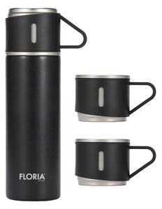 Termos Zilan ZLN0743 din inox, capacitate 500ml, 3 capace care pot fi folosite pe post de cana