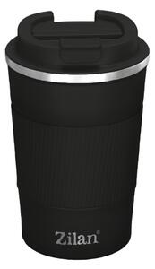 Cana de cafea Zilan ZLN9878 termos, capacitate 380ml, interior din inox, pereti dublii, negru
