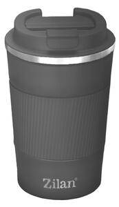 Cana de cafea Zilan ZLN9879 termos, capacitate 380ml, interior din inox, pereti dublii, gri