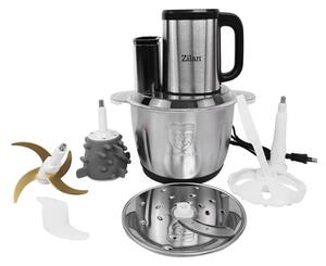 Tocator legume-fructe Zilan ZLN2757 digital multifunctional, Vas inox capacitate 3L, 4 functii presetate, Lame din titan, Putere 500W