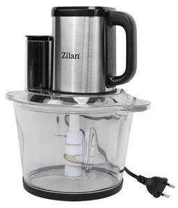 Tocator legume-fructe Zilan ZLN2767 digital multifunctional, Vas sticla capacitate 3L, 4 functii presetate, Lame din titan, Putere 500W