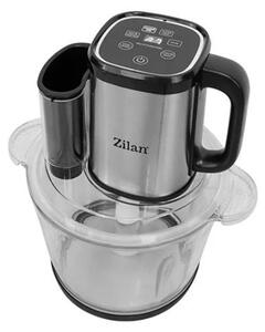 Tocator legume-fructe Zilan ZLN2767 digital multifunctional, Vas sticla capacitate 3L, 4 functii presetate, Lame din titan, Putere 500W