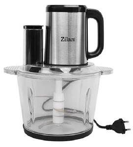 Tocator legume-fructe Zilan ZLN2767 digital multifunctional, Vas sticla capacitate 3L, 4 functii presetate, Lame din titan, Putere 500W
